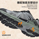 LeTTO (LOTTO) hiking shoes men's shoes for summer breathable running shoes outdoor cross-country hiking sneakers men 1071 gray/green 42