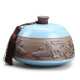 Yanyi tea jar ceramic portable Pu'er tea jar large tea box tea storage jar Muying tea jar Tianqing (can hold about 200g Tieguanyin)