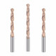 Jilitian tungsten steel coated drill bit stainless steel integrated carbide lengthened 120mm55-degree straight handle twist punching tip 2040120mm