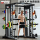 Meride comprehensive trainer gantry multi-functional strength training fitness equipment barbell bench press squat rack combination three