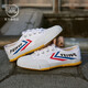 Feiyue official canvas shoes men's shoes summer breathable women's shoes Shaolin soul track and field jogging shoes couple casual sports shoes men classic white red blue 40 one size larger
