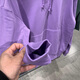 Adidas Sweatshirt Men's Spring y Autumn Fitness Training Sportswear Chaqueta con capucha a prueba de viento IC9764 Fusion Violet S