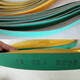 Four-sided planed nylon sheet-based high-speed transmission wear-resistant flat belt textile dragon spindle belt yellow and green industrial synchronous conveyor belt 800*30*2 others