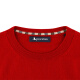 AQUASCUTUM/雅格狮丹冬季新款女士保暖纯山羊绒休闲针织衫Q4867W0041 深红79 M