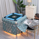 
Shantoulin Village dining table cloth heating automatic mahjong machine fire baking cover thickened cotton warm mahjong table heating cover tablecloth Fuguihong-8 superimposed 9898m mahjong machine cover