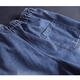 Jeans coupés kexin jeans moyens-jumeaux pour femmes en 2024 rétro littéraire d'été mince jeans patch féminin 1105 pantalon recadré bleu de haute qualité m recommandé 90-105jin [Jin est égal à 0,5 kg] Jin [Jin est égal à 0,5 kg]
