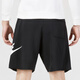 Nike (NIKE) shorts men's pants 2025 summer knitted sports pants breathable casual style running loose basketball lace-up trousers cotton breathable/loose DX0503-010 black M Recommended 120-130Jin [Jin equals 0.5 kg]