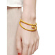 Mu silk sand gold bracelet simulates the joy of two generations bracelet gold ancient method inheritance does not fade women's 925 wedding jewelry two generations of joy bracelet.&