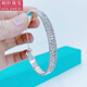 Heye Jewelry Explosive Starry Net Brushed Platinum Bracelet Women's Bracelet pt950 Women's Platinum Opening Adjustment 10.09g Can be worn with a net hand circumference of 14cm to 16cm