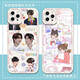 Bojun Yixiao Xiao Zhan Wang Yibo mobile phone case is suitable for Huawei OPPOA8vivoIQOO11 Apple Hawkeye Frosted Shell-j15885-Gubai Huawei/Honor Series-Model Send Remarks to Customer Service
