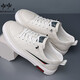 Chaussures masculines Heni Paul, chaussures de cuir en cuir authentique haut de gamme pour hommes, chaussures haut de gamme pour hommes, chaussures blanches décontractées pour hommes, semelle plate blanche 9908 41