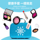 CLCEY children's cosmetics set girl simulated play house dressing table princess makeup box baby's toy box. Ice and snow simulation makeup bag-13 pieces