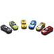 Mom and dad children's alloy toy car pull-back alloy car car toy set simulation mini racing model for girls and boys