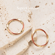 SUPERCUSTOM super custom couple ring 18K gold ring unlimited customization cycle Mobius red line rice ear gold 18K yellow For other ring numbers, please contact customer service