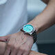 Pflaumenblüten (Titoni) Schweizer Uhr Air Bad Series Mechanische Stahlband Uhr 40mm 83908-S-691 Geschenk für Freundin