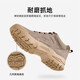 CAMEL Men's Retro Outdoor Mountaineering Workwear Casual Low-top Shoes G13A342170 Khaki 42