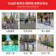 Outdoor fitness equipment outdoor residential community park square elderly sports exercise path milky white three-position waist twister