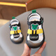 
Babudou lights baby shoes bag toe sandals for summer boys anti-slip soft sole baby toddler shoes beach shoes 01 years old 3 black 718 bear lights sandals size 25 size 16CM