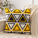 McCree [Double-sided model] geometric pattern pillow sofa living room cushion car in the afternoon pillow on the bed girl sleeps on the black and white space 40x40cm single pillow cover