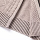 Hengyuan Xiangli Needle Knitkin Men's Autumn New Zipper Cascane Jacket 100%Pure Wool Sweed Casual Jacket 15226753 Shallow Kaki M 170