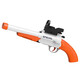 Manual double tube folding loading S686 shotgun soft bullet launcher toy gun trolley children's shotgun boy gift silver standard configuration gun + 20 soft bullet + sight