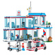 Yuanqi Lingli City Series Hospital Construction House 8-jährige Kinder versammeln Krankenwagen Spielzeug Geburtstagsgeschenk 6-jährige Bausteine Fangcheng 3328 City Hospital [687 Geschenkboxen]