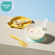 
Xiaoyaxiang baby's go out with supplementary food bowl and spoon set portable baby suction cup for children drinking soup and eating tableware