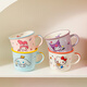 Kawashimaya Sanrio Mug Children's Cup Home Drinking Cup Cute Ceramic Scale Milk Cup Breakfast Cup Genuine Melody Mug-Color Box