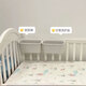 Nachtkorb hängende Korb auf dem Nachtständer Krippe Hängende Aufbewahrung Baby Windeln Hängende Beutel Zaun Windel Aufbewahrungsbox Multifunktional Hangeskorb
