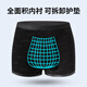 Xtep swimming trunks men's anti-embarrassment men's boxer swimming trunks myopia large size hot spring professional swimsuit black corners XL (recommended weight 130-150Jin Jin equals 0.5 kg)