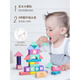 
Beizhi Deer Infant Children's Building Blocks Wood Large Grain Assembly Toys Layered Baby Puzzle 1-2 Years Old 3 Girls Table 6 Cognitive B (81 Building Blocks + 30 Digital Letters Enterprise