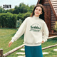 Semir Shopping Mall Same Style Women's Oversize Fever Antibacterial 2024 Winter Embroidered Fleece Top 101724116004