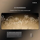 Gradient color mouse pads with large size computer desk pads customized office keyboard pads for men and women mouse pads ZZ-3895 line gradient series tight lock edge 900x400mm x 4mm