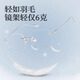 韩聚（HANJU）无框眼镜男可配近视度数防蓝光变色超轻纯钛无边框眼睛女平光镜架 银色12123款 升级1.61 MR-8加硬防辐射镜片