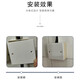 Abay 86 wire box cover PVC wire box white board cover protective cover junction box panel white plastic cover