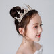 Bangboshi large crown headband children princess rhinestone crown girl girl birthday gift stage performance crown headband golden pearl crown