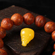 Jin Chuanfu beeswax three-way Buddha head Vajra star and moon Bodhi accessories set Buddha beads and play accessories bracelet with bead bracelet jewelry beeswax round beads 8mm 2 pieces 0g