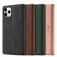 
Suitable for iPhone13 wallet leather case 8Plus mobile phone case skin feeling protective case card Apple 11Pro leather case black iPhone 12 5.4