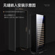 Xinchao (SICAO) red wine cabinet, constant temperature and humidity wine cabinet, home recessable wine cabinet, first-class energy efficiency, frequency conversion, tea storage, wine cabinet, refrigerator, 400 series 400E-constant temperature and humidity frequency conversion model, 140 bottles
