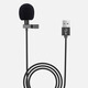 Aodemao lavalier microphone wired 3.5mm laptop desktop computer type-c network conference game live broadcast with goods noise reduction USB chest microphone USB microphone (computer use) 1.5 meters