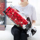 FirstLove 51 red rose eternal soap flowers delivered in the same city for New Year, Valentine's Day, birthday gift for girlfriend, non-flowers