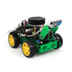 CreateBlock Raspberry Pi Car Raspberry Pi 5 Smart Car Visual Visual Ai Mcnum Wheel Programming Robot Development Board Identification Visual Identification et suivi Metal Metal Ai Wheel Car (PI5 / 16G Motorard)