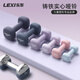 Le series small dumbbells dipped in plastic for women's home arm training Yaling Iron Back home fitness set Rose Purple 2kg*2 pieces