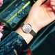
Emporio Armani watch women, classic small green watch fashionable casual quartz watch, gift for girlfriend on Valentine's Day, small green watch belt AR11150 [small quantity arrives]