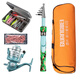 Guangwei (GW) 1.45m Chief Travel Set Portable Fishing Rod Sea Rod Set Combination Light Sea Water Dual-purpose Fishing Rod Fishing Tool