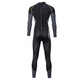 Yobel 1.5MM men's wetsuit split long-sleeved snorkeling trousers suit warm 3MM cold-proof lock warm winter swimming suit for men men's black and gray 1.5MM long-sleeved one-piece L 170-180CM weight 120-140Jin Jin equals 0.5 kg