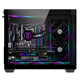 AOC星海CG399M黑色 游戏电脑海景房机箱 3D立体全景/三面玻璃/快拆设计/支持M-ATX主板/240水冷位