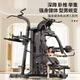 Zhuopai fitness equipment home multi-functional all-in-one set combination men's equipment sports strength Zhuopai comprehensive trainer c003 package installation + 60kg environmentally friendly barbell plate
