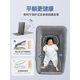 
Electric baby rocking sleeping lounge chair soothing chair children rocking chair newborn bb baby cradle baby coaxing artifact luxury gray [toy stand + soft light music bird]
