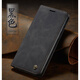 镇都兴适用苹果12/13pro翻盖式max手机壳mini钱包插卡iphone13防摔por十三 【尊贵黑】皮套钢化膜 iphone12